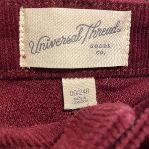 Burgundy Corduroy Pants - great condition / barely worn.